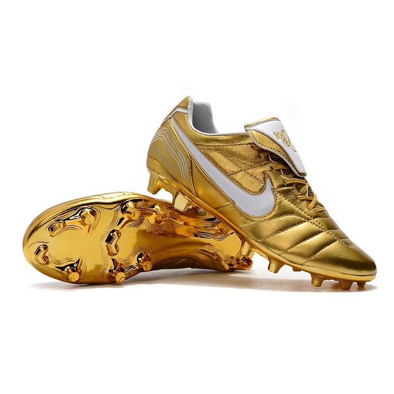 Nike Tiempo Legend Elite FG Zlato Bílý